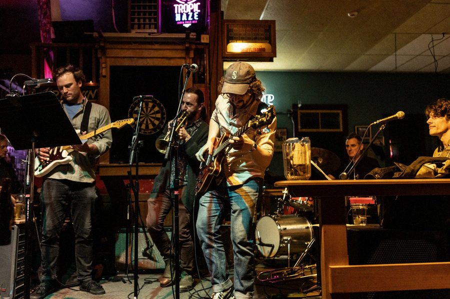 Jonas Myers performing at Carp Uptown